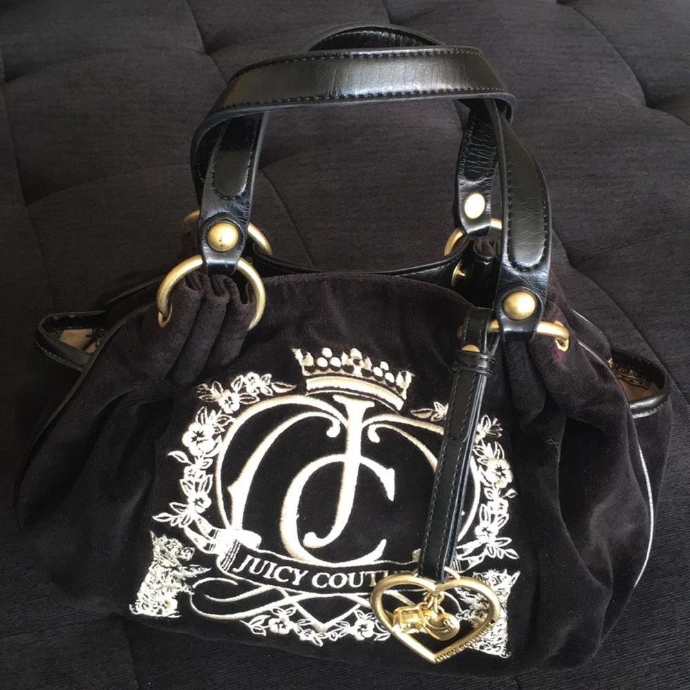 Black Velvet Handbag
